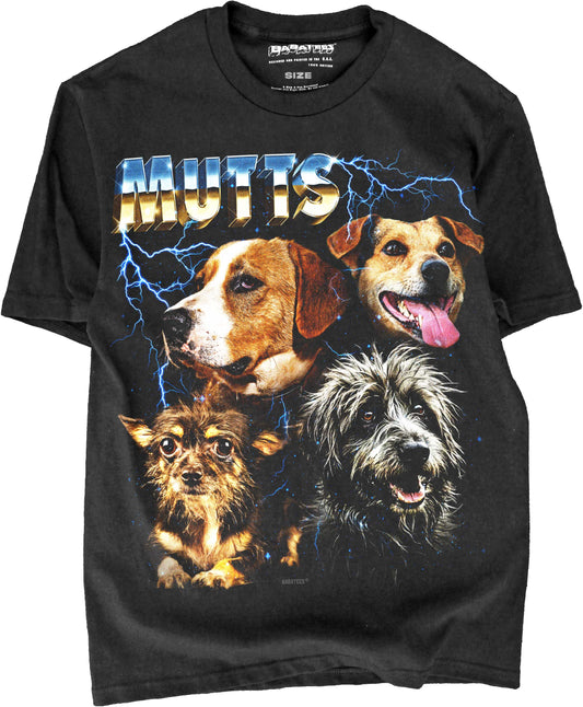 BABATEES Heavy Metal 80s Mutts Tshirt for Men & Women